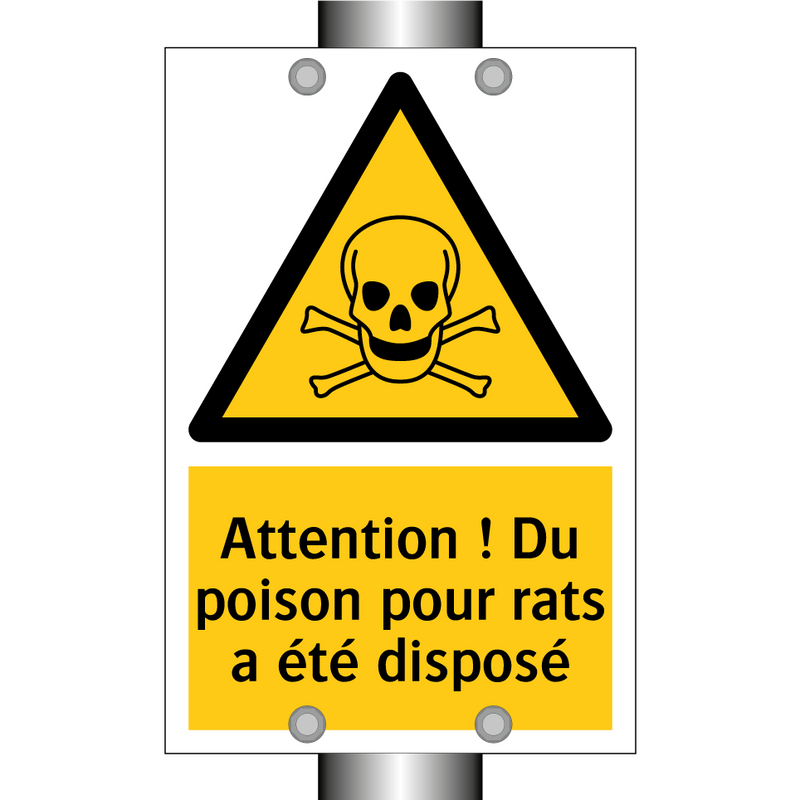 Attention ! Du poison pour rats a été disposé
