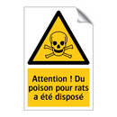 Attention ! Du poison pour rats a été disposé