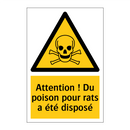 Attention ! Du poison pour rats a été disposé