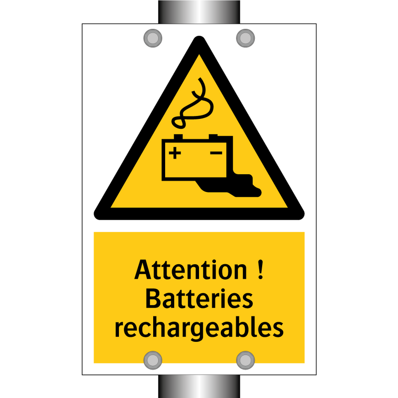 Attention ! Batteries rechargeables