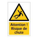 Attention ! Risque de chute