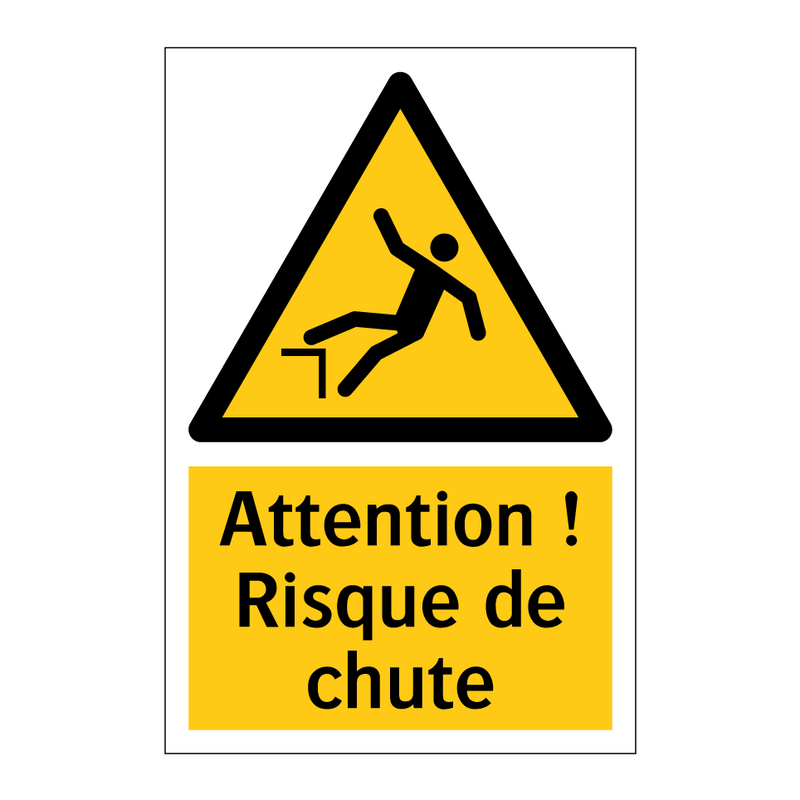 Attention ! Risque de chute