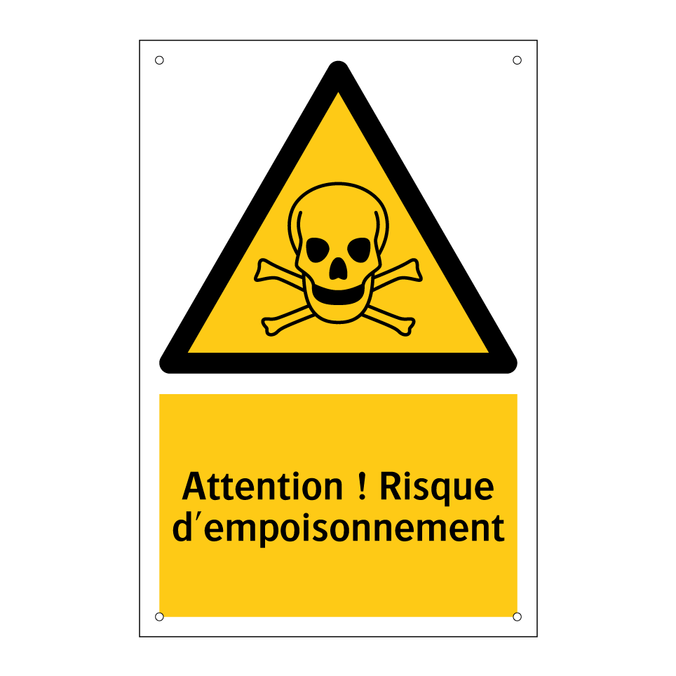 Attention ! Risque d'empoisonnement