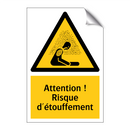 Attention ! Risque d'étouffement