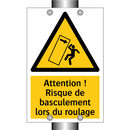 Attention ! Risque de basculement lors du roulage