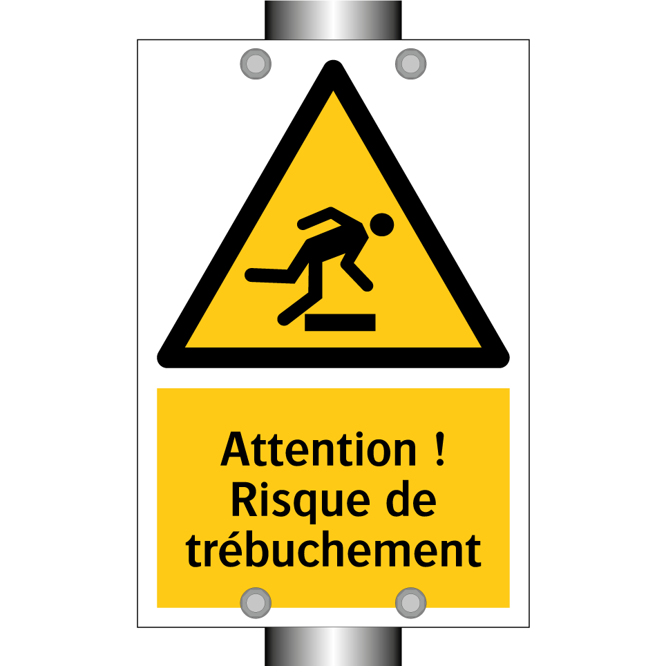 Attention ! Risque de trébuchement