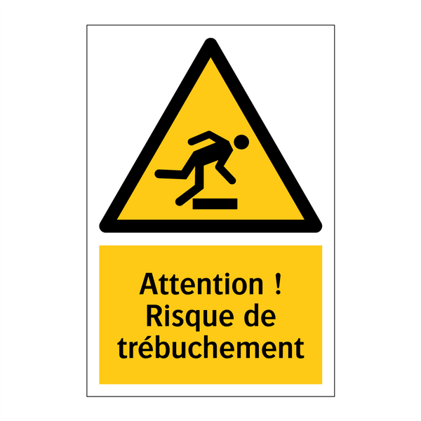 Attention ! Risque de trébuchement