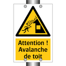 Attention ! Avalanche de toit