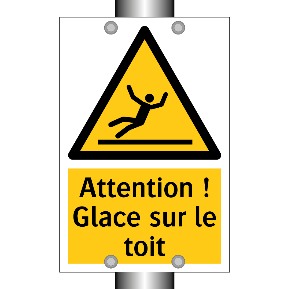 Attention ! Glace sur le toit