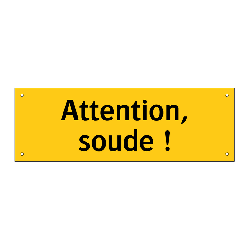 Attention, soude !