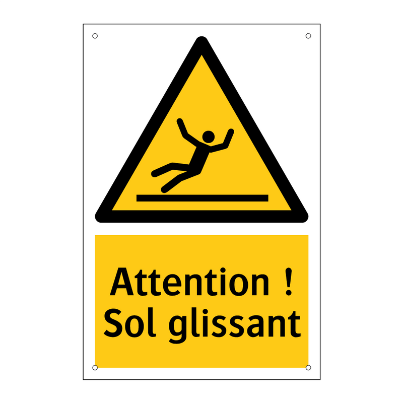 Attention ! Sol glissant