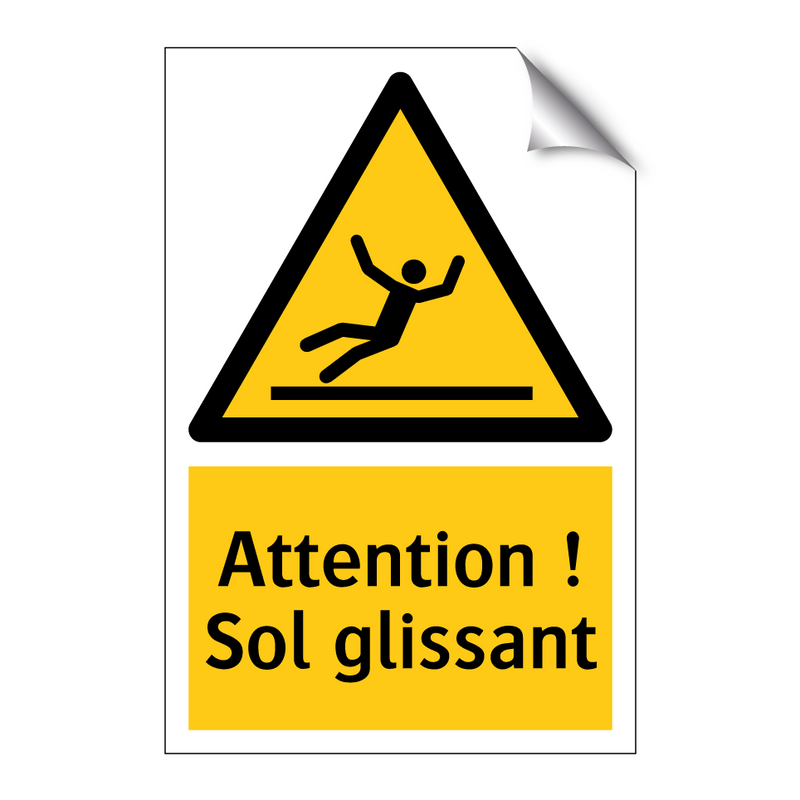 Attention ! Sol glissant