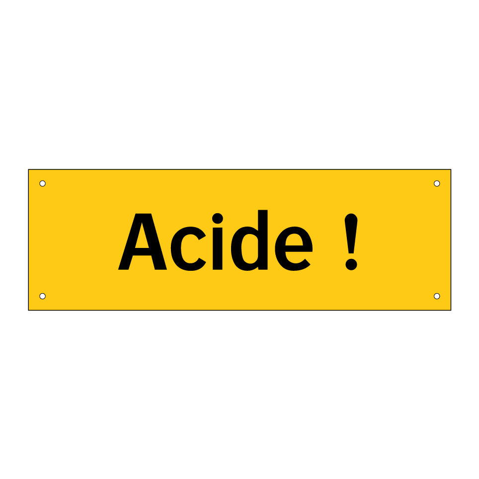 Acide !