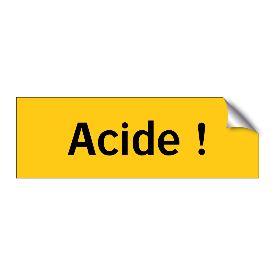 Acide !