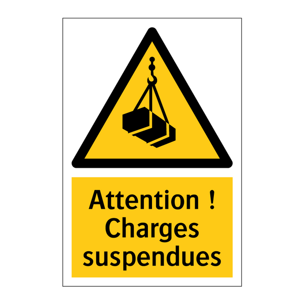 Attention ! Charges suspendues