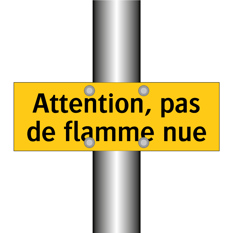 Attention, pas de flamme nue