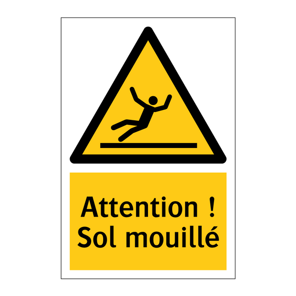 Attention ! Sol mouillé