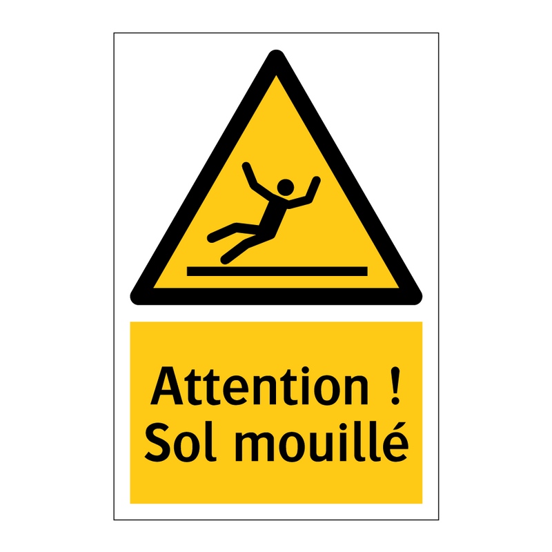 Attention ! Sol mouillé
