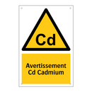 Avertissement Cd Cadmium