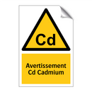 Avertissement Cd Cadmium