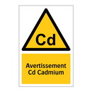 Avertissement Cd Cadmium