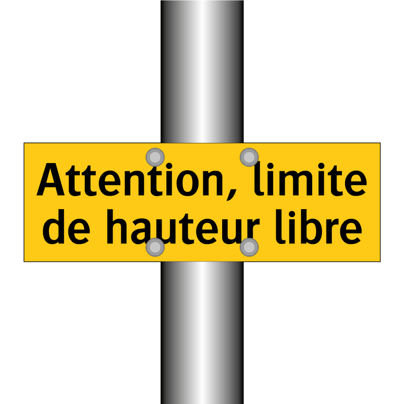 Attention, limite de hauteur libre