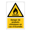 Danger de produits chimiques en cas d'incendie