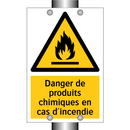 Danger de produits chimiques en cas d'incendie