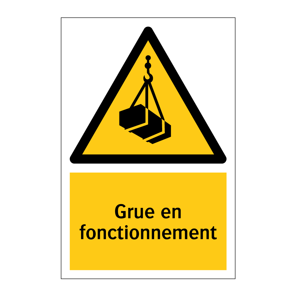 Grue en fonctionnement