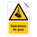 Opérations de grue