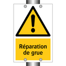 Réparation de grue