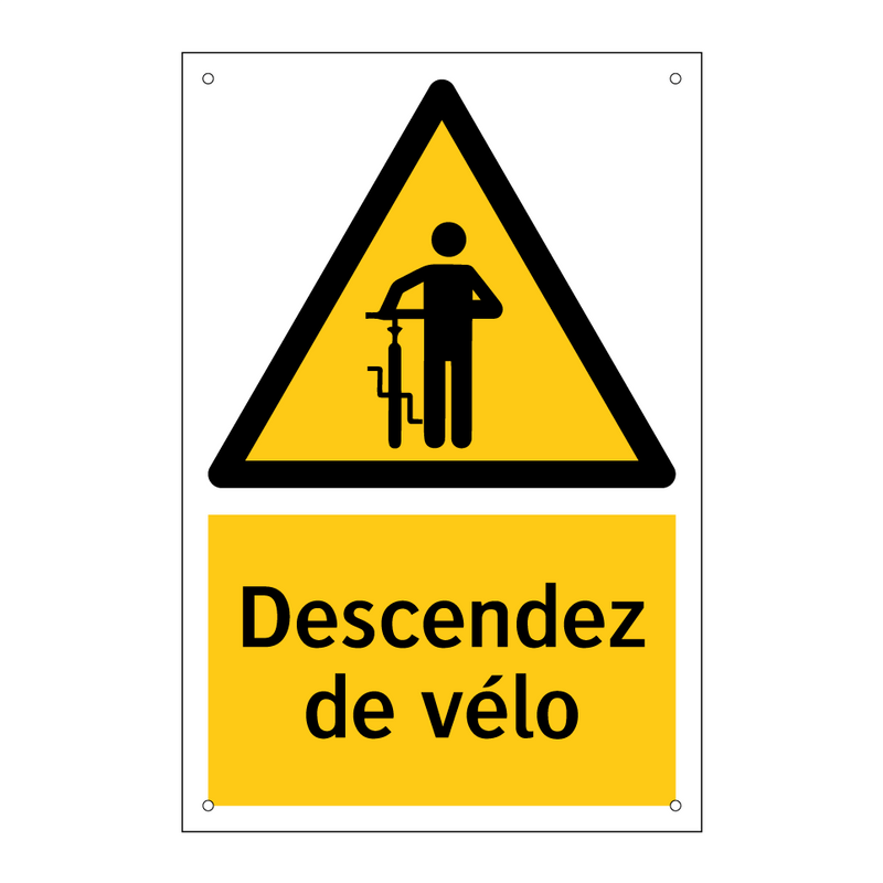 Descendez de vélo