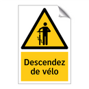 Descendez de vélo