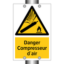 Danger Compresseur d'air
