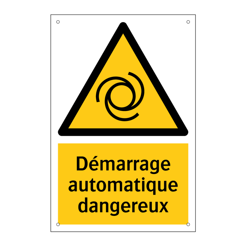 Démarrage automatique dangereux