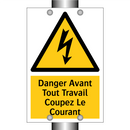 Danger Avant Tout Travail Coupez Le Courant