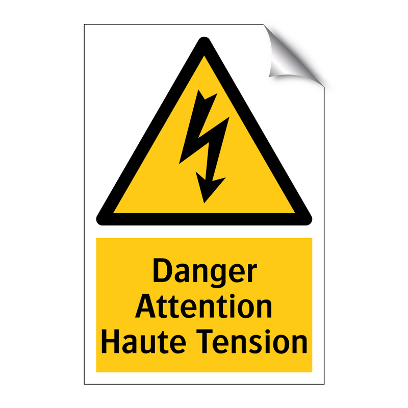 Danger Attention Haute Tension