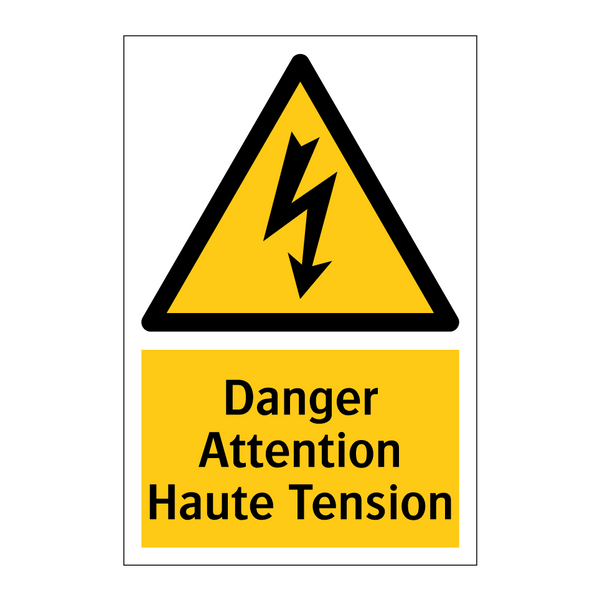 Danger Attention Haute Tension