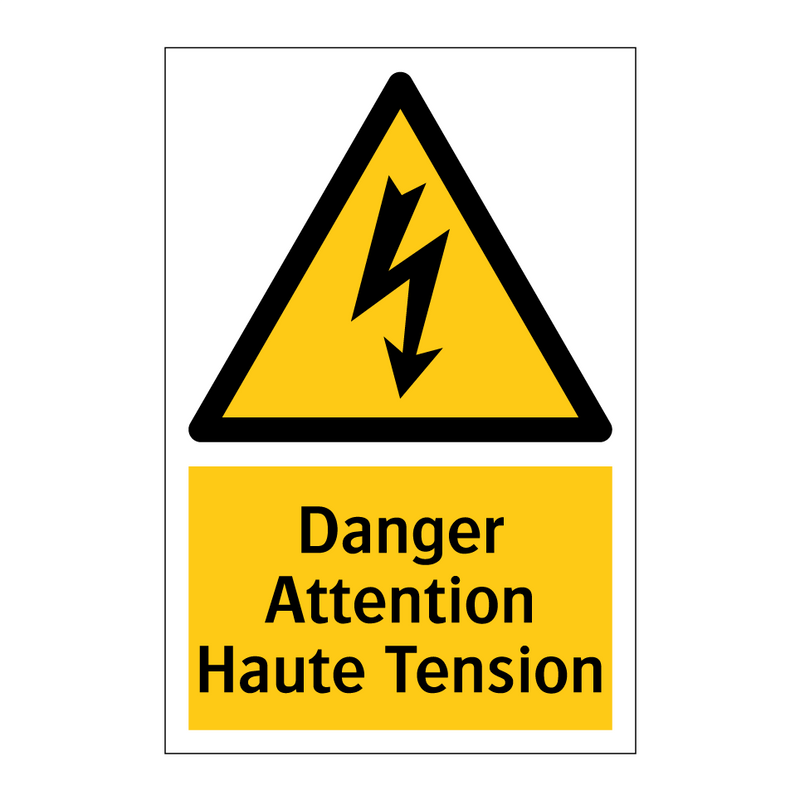 Danger Attention Haute Tension