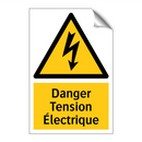Danger Tension Électrique