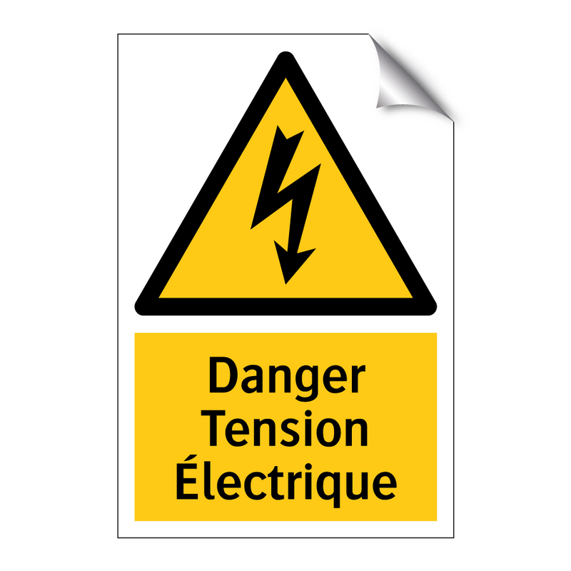 Danger Tension Électrique