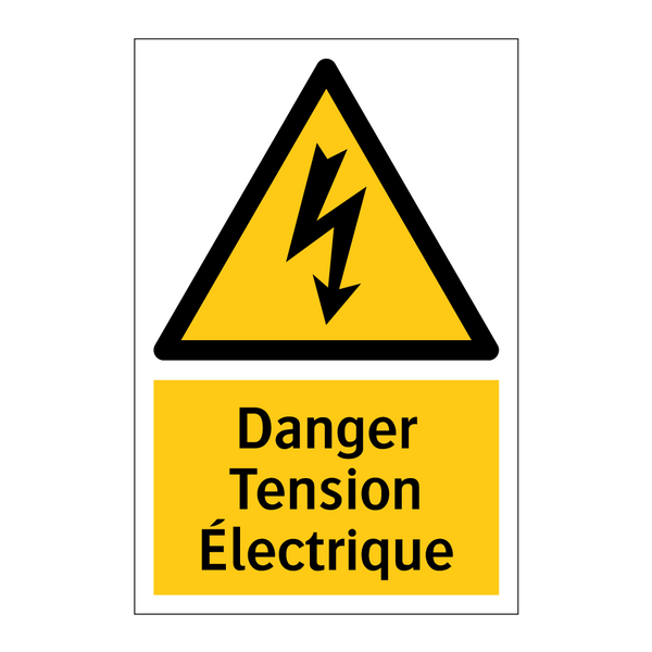Danger Tension Électrique