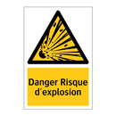 Danger Risque d'explosion