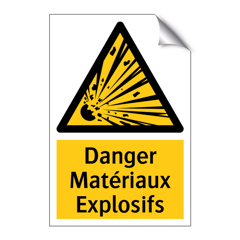 Danger Matériaux Explosifs