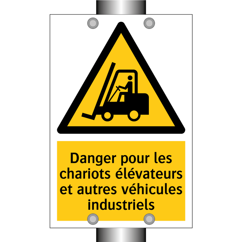 Danger pour les chariots élévateurs et autres véhicules industriels