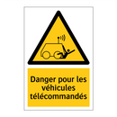 Danger pour les véhicules télécommandés