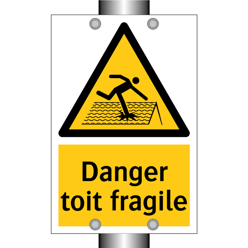 Danger toit fragile