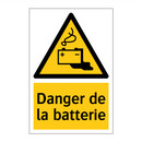 Danger de la batterie