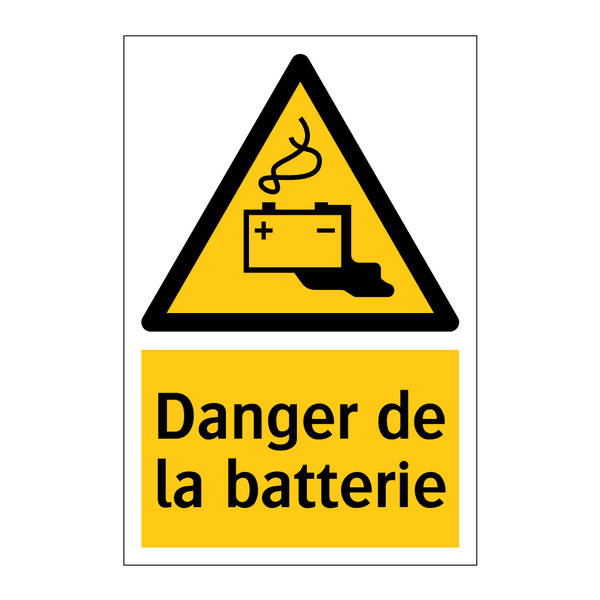 Danger de la batterie
