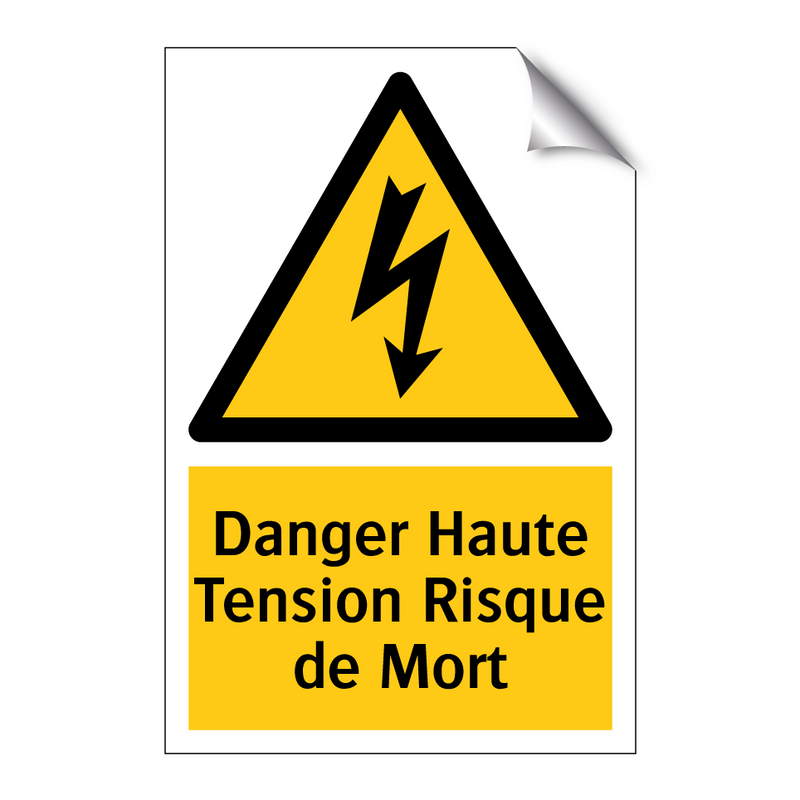 Danger Haute Tension Risque de Mort